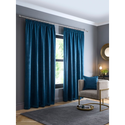 George Teal Fusion Dark Galaxy Pencil Pleat Curtains W 228Cm (90 Inch) X D 182Cm (72 Inch)