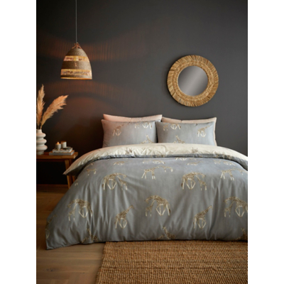 Fusion Milo Duvet Cover Set in Grey - Single  | TJ Hughes