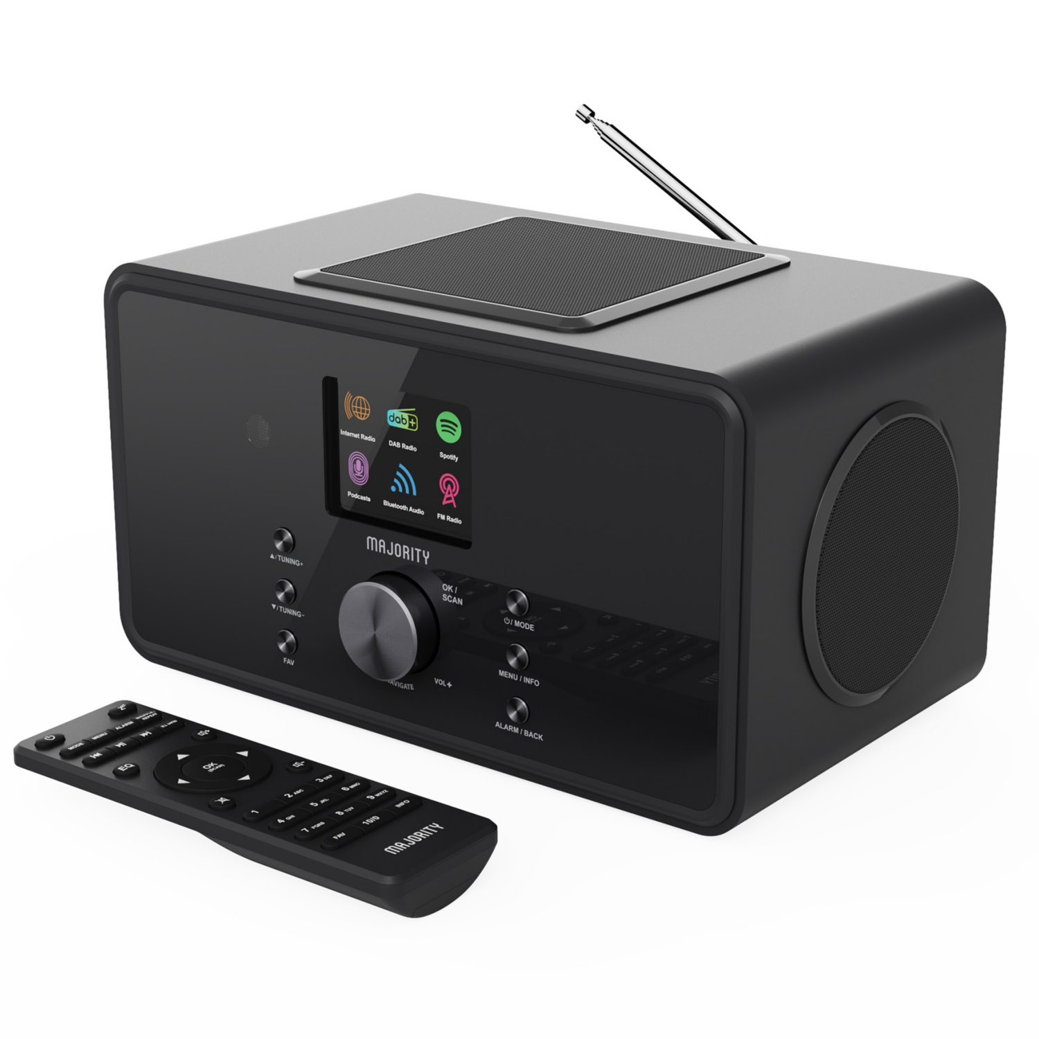 Majority Bard Dabﱓ Smart Bluetooth Radio - Black, Black - Image 6