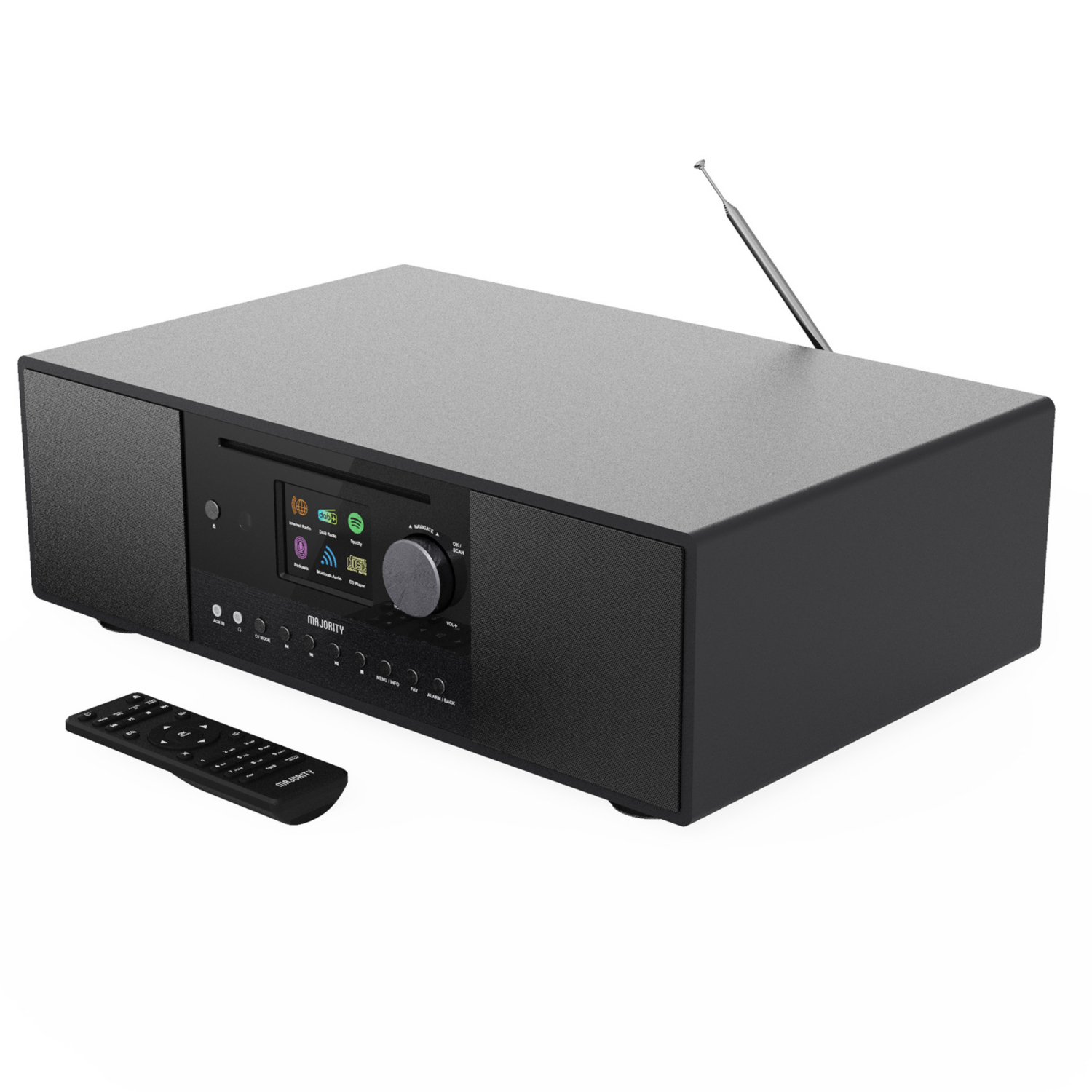 Majority Black Quadriga Music System Dabfm Radio - Image 7
