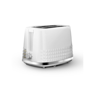 George Tower Solitaire 2 Slice Toaster - White