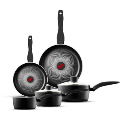 Tower Smart Start Gourmet 5 Piece Cookware Set Black
