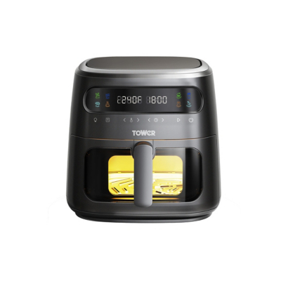 Tower Vortx Vizion 7.5L Air Fryer with Colour Digital Display Black