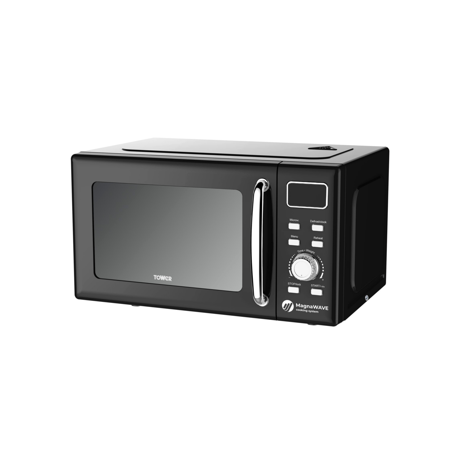 Tower Black 20L 800W Digital Microwave