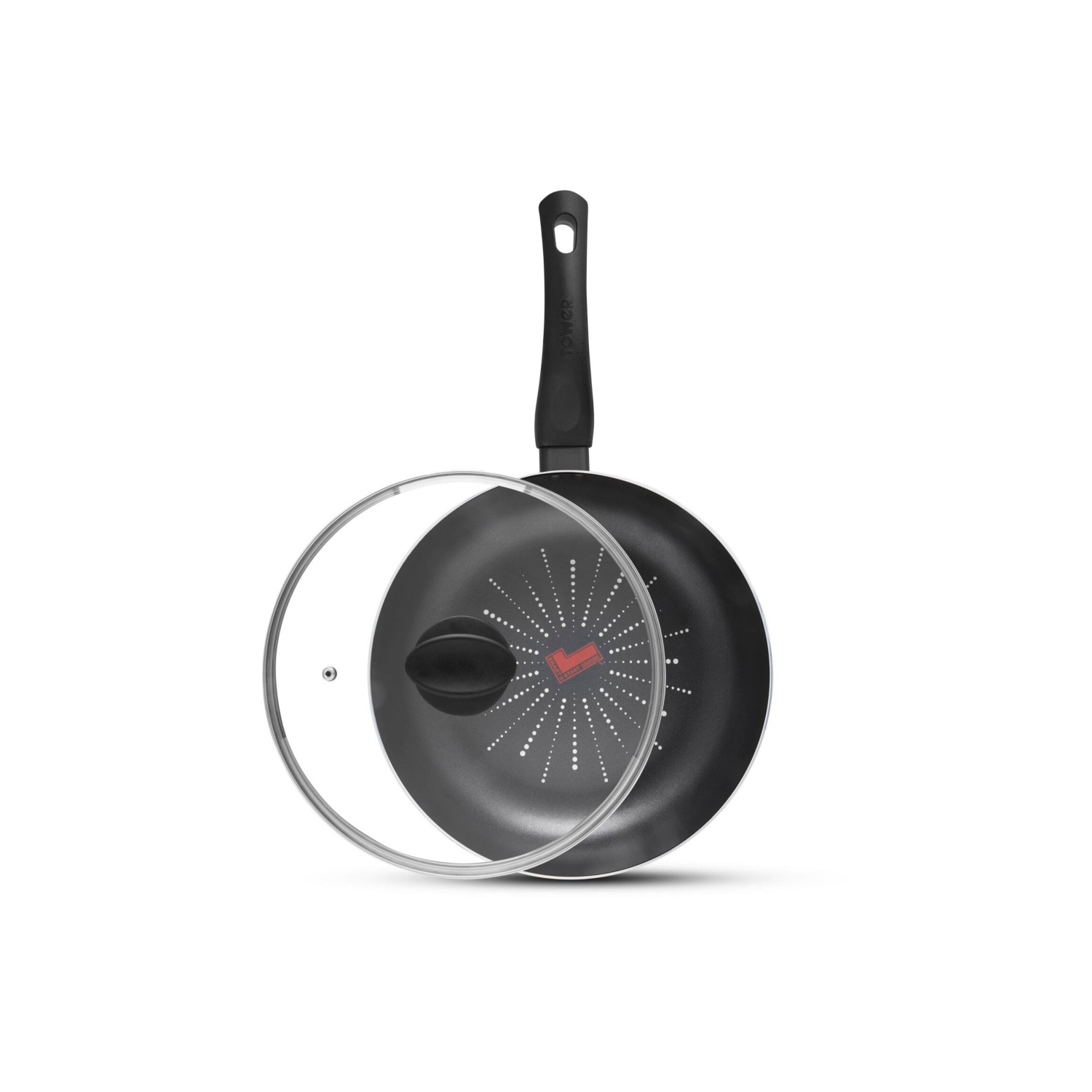 Tower Dark/Red Smart Start Classic 28Cm Multi-Pan