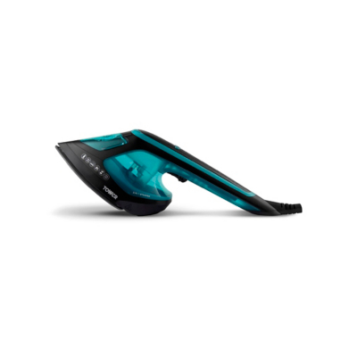 George Tower Black and Teal 2 in 1 Hand Garment Steamer - Teal