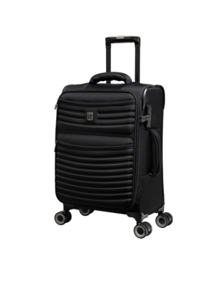 IT Luggage Precursor Black Suitcase Holiday Shop at ASDA