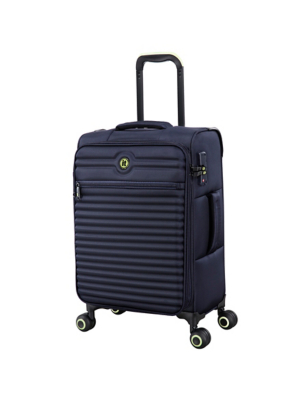 IT Luggage Circulator Blue Suitcase