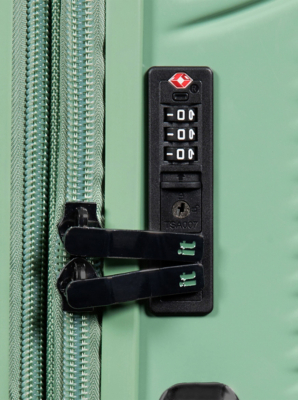 IT Luggage Traversed Suitcase Green Holiday Shop George at ASDA