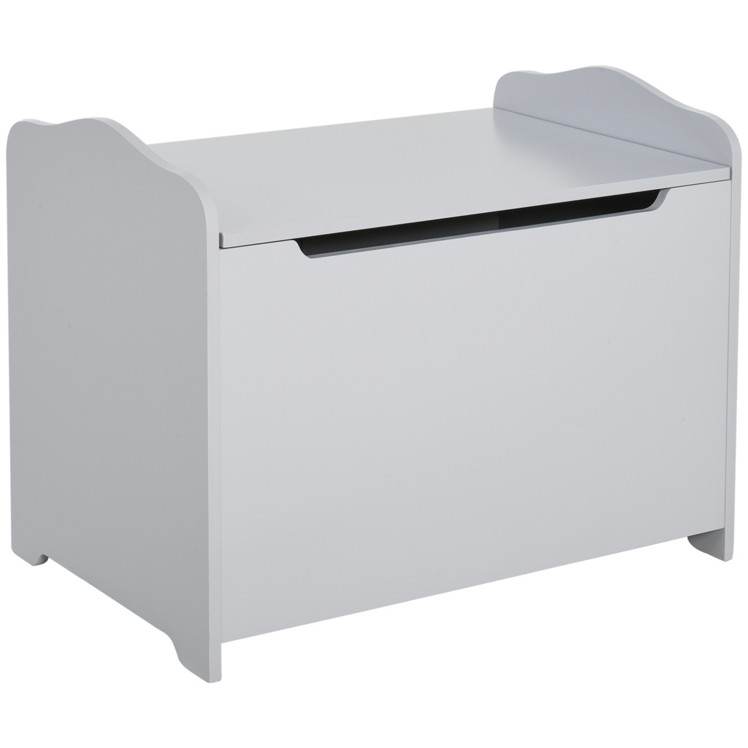 George Grey Homcom Kids Wooden Toy Box With Lid