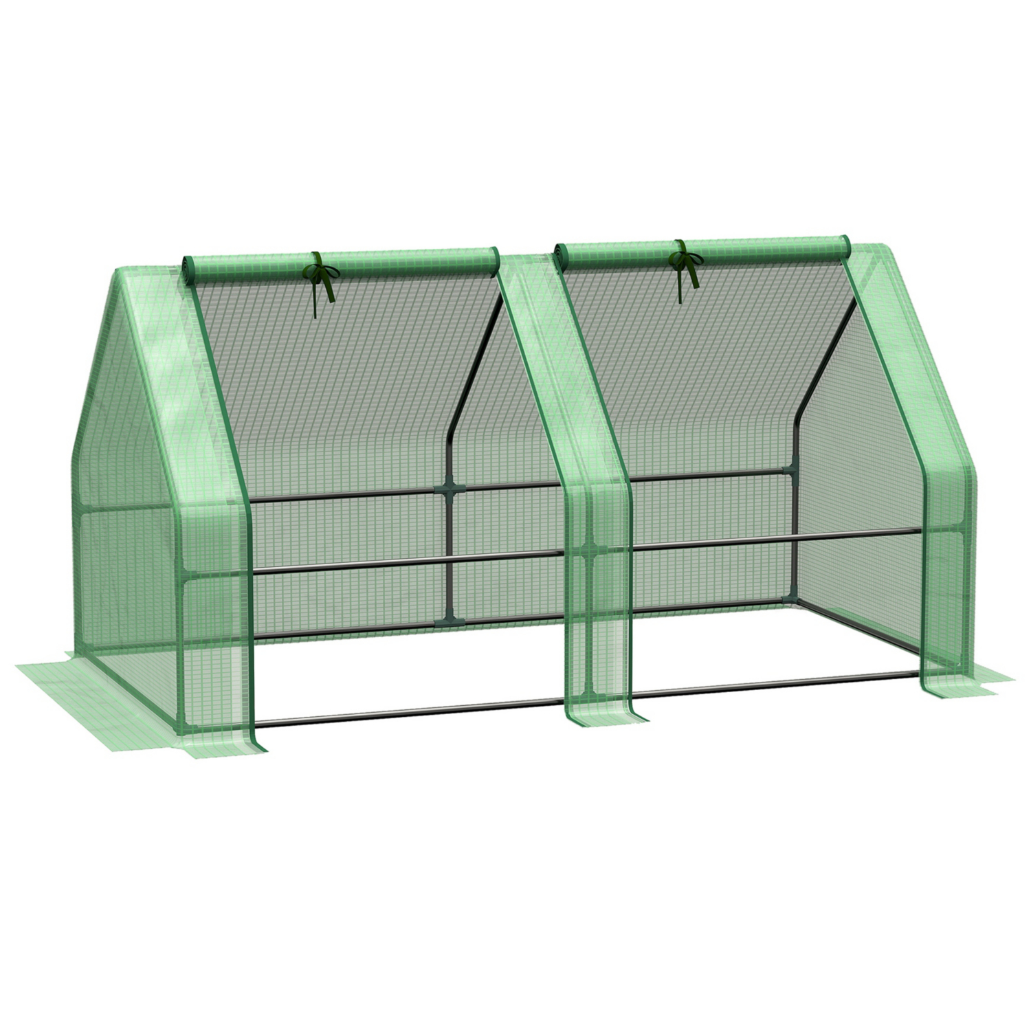 George Green Outsunny 1.8 X 0.9M Mini Garden Planter House