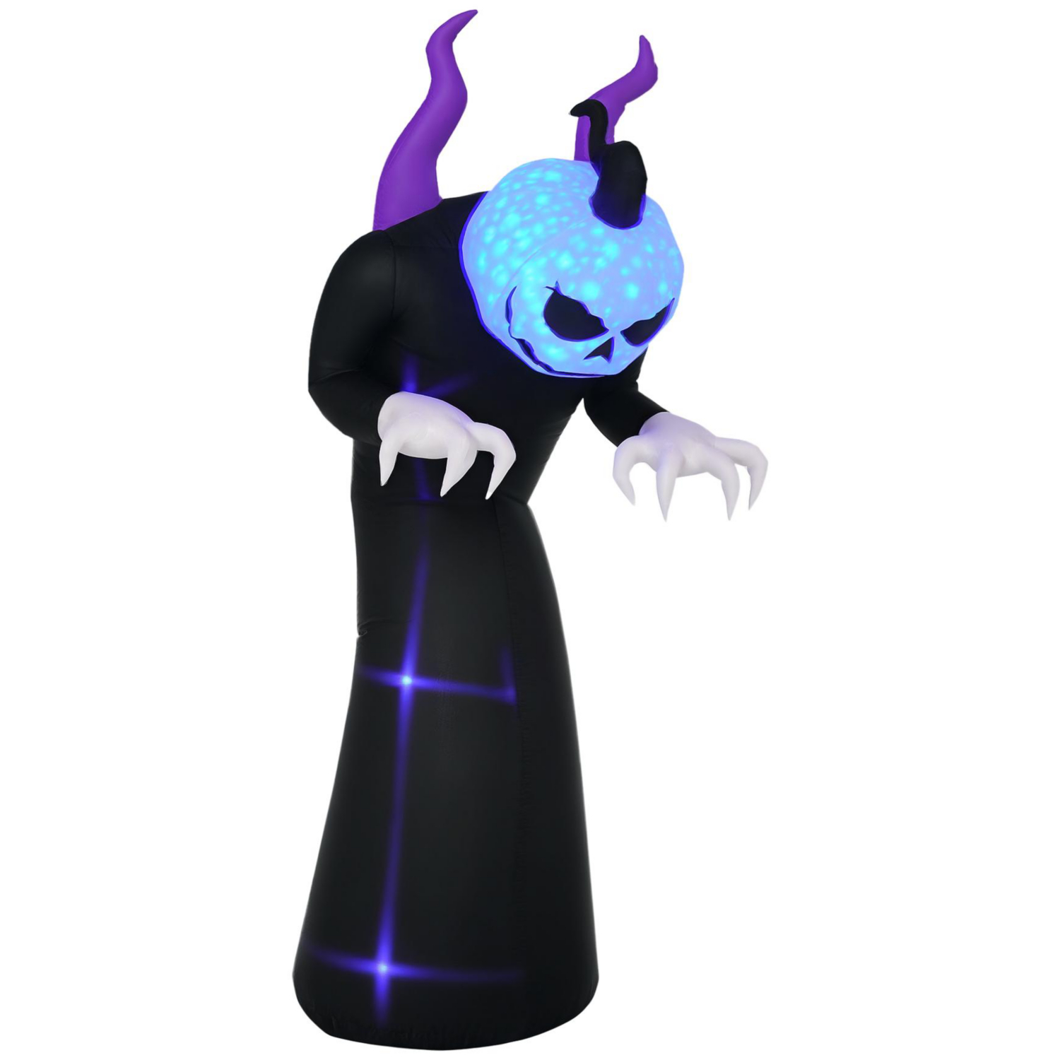 Ghost Black Outsunny 2.1M Inflatable Halloween Decoration