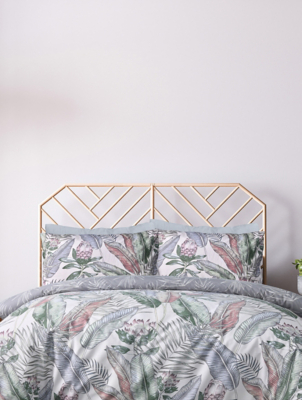 Sleepdown Pure Cotton Tropics Duvet Set Home at ASDA