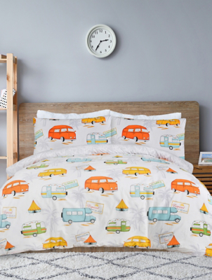 Sleepdown Campervan Duvet Set Home at ASDA