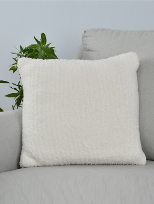 Sleepdown Boucle Chenille Cushion Home at ASDA