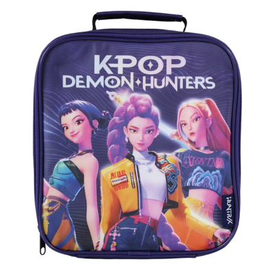 George K Pop Demon Hunters Insulated Lunch Bag - Purple