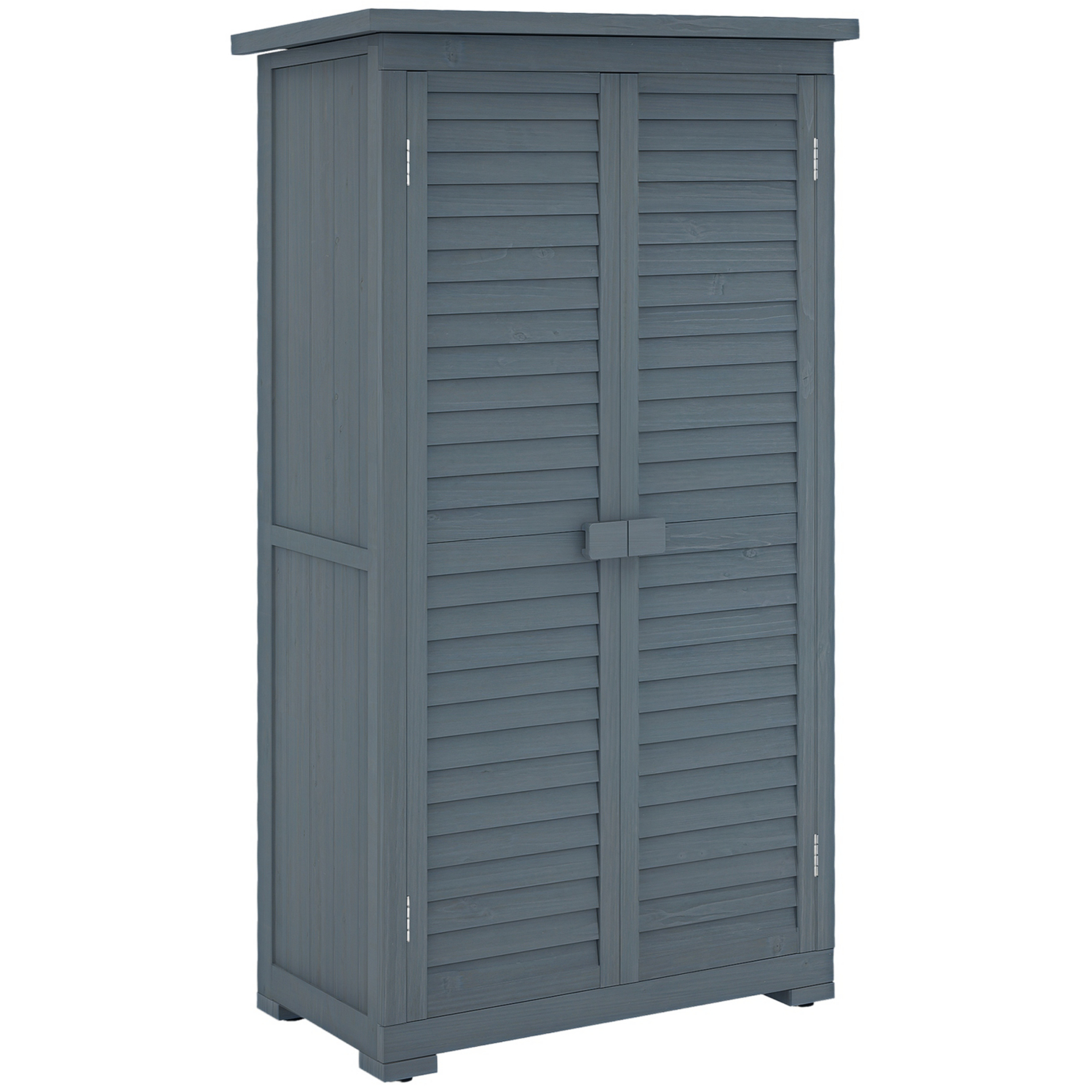 George Grey Outsunny Fir Wood Garden Storage Shed