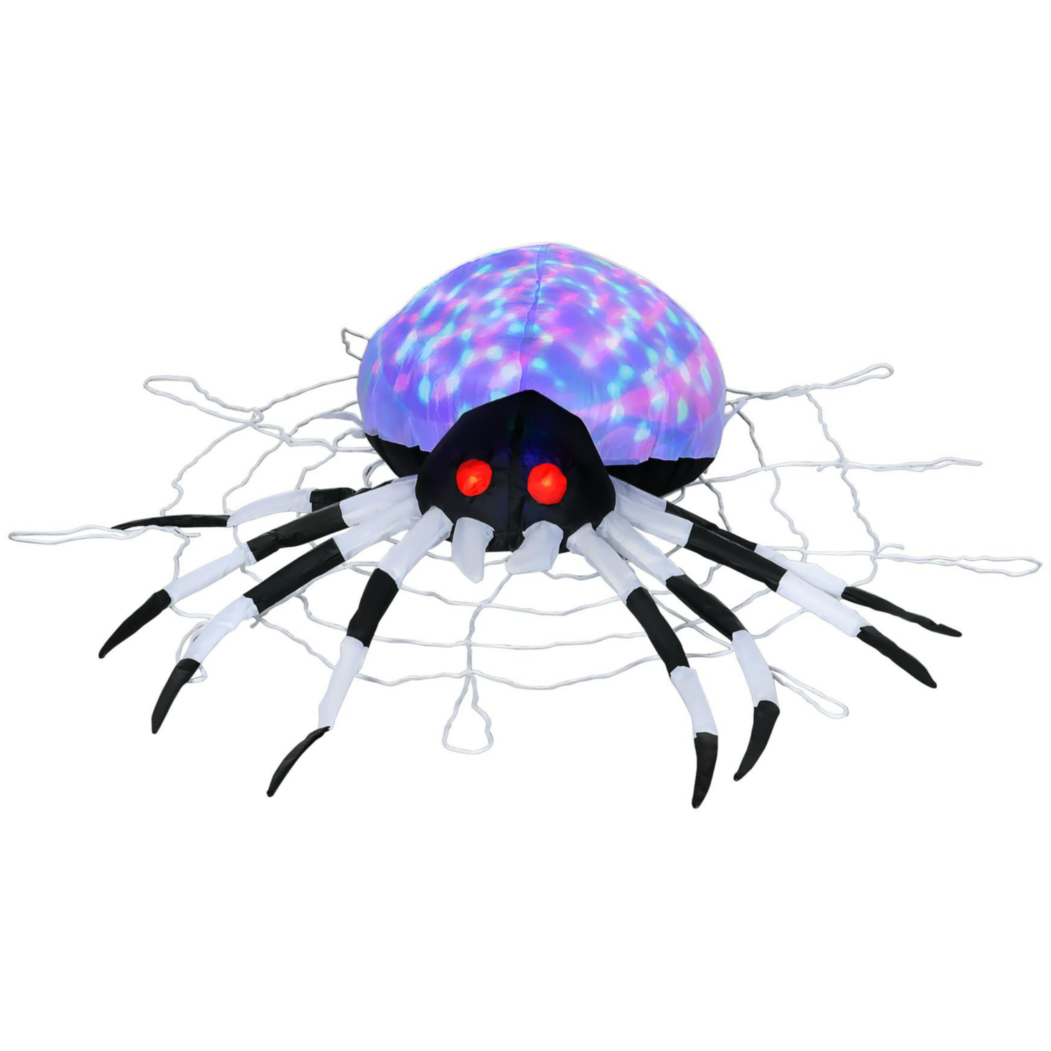 George White Homcom Halloween Inflatable Spider Decoration