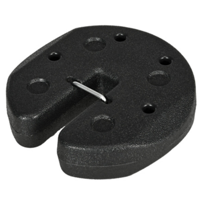 OUTSUNNY 12KG Gazebo Weights Set of 4 with Reinforce Pins for Canopies Marquees Tents in Black