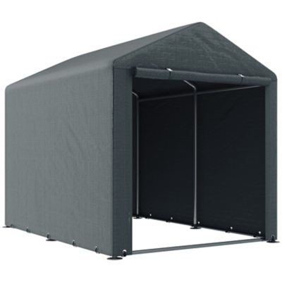 Outsunny Portable Garden Shed for Motorbikes, Garden Tools, Bikes
