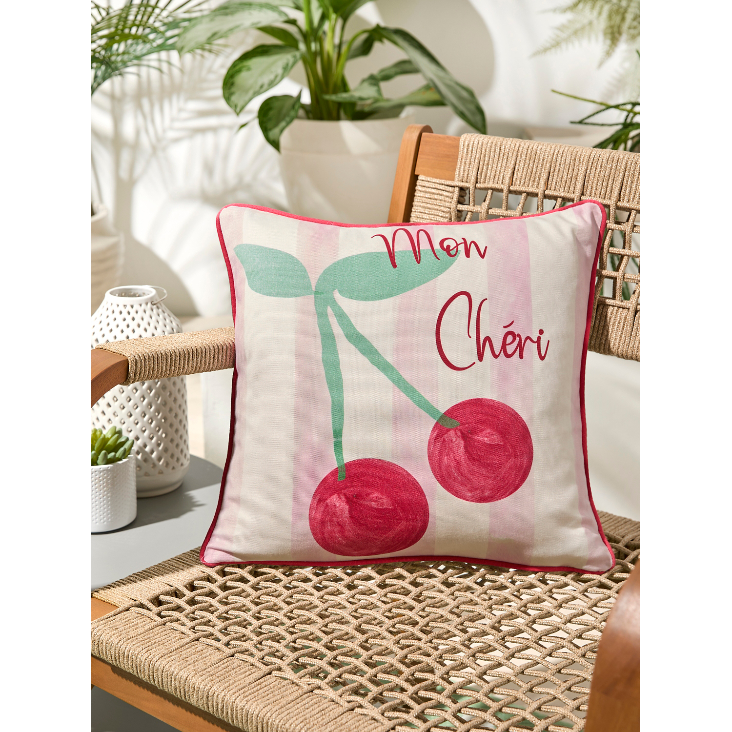 George Pink Fusion Cherry Filled Cushion
