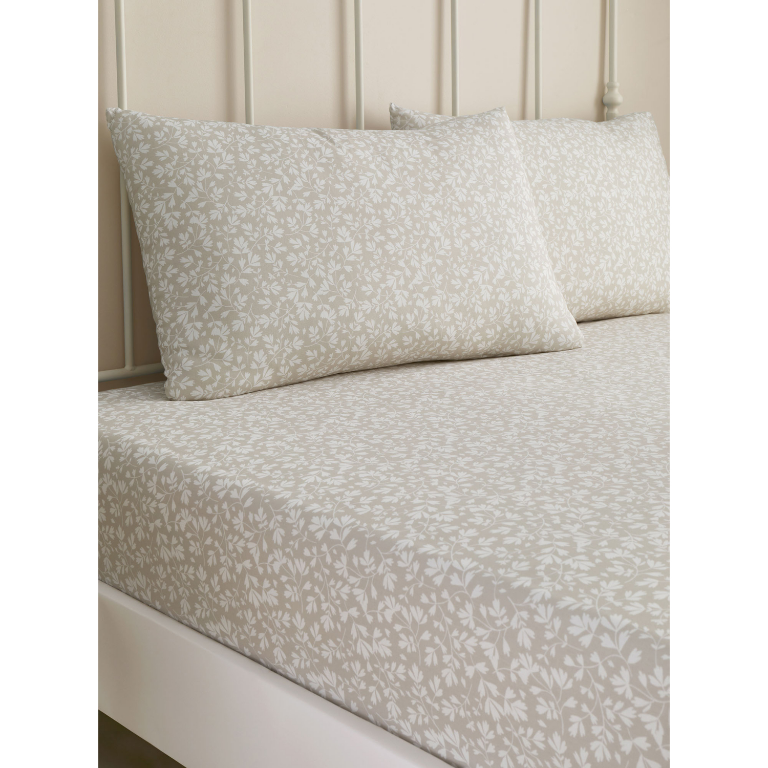 George Natural D&D Tess Fitted Bed Sheet Set