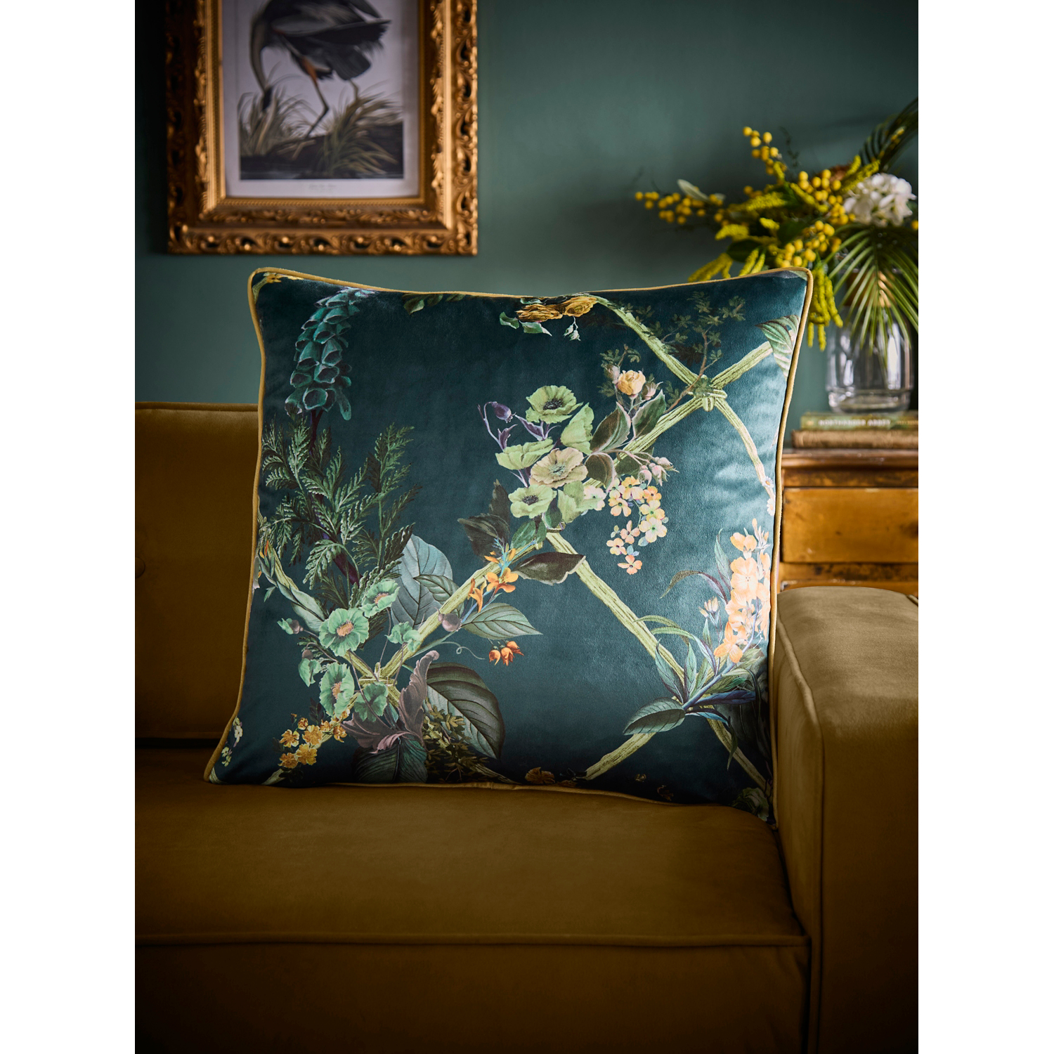 George Green Laurence Llewelyn-Bowen Cotswold Fantasia Large Cushion