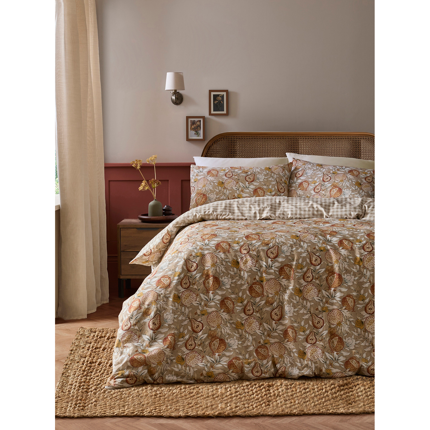 George Natural Dreams & Drapes Orchard Pears Duvet Cover Set