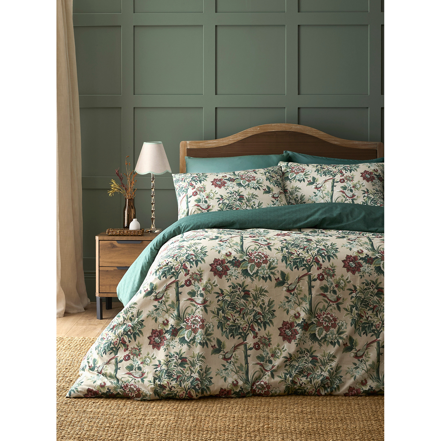 George Natural Dreams & Drapes Otillie Tapestry Duvet Cover Set