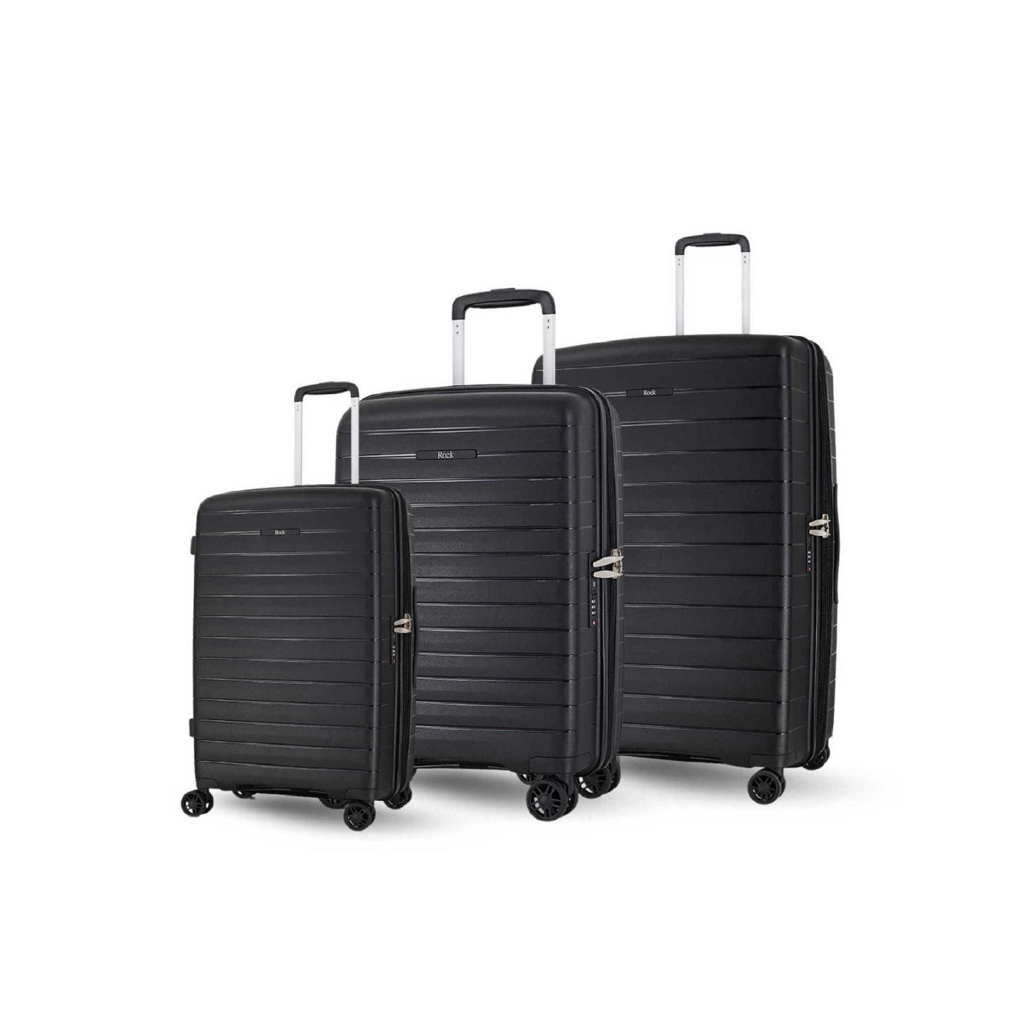 Rock  Black Palma Suitcase, Sports Direct - Image 6