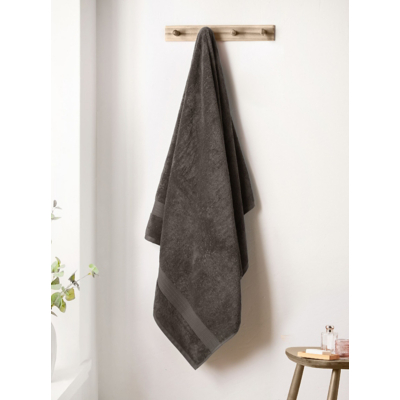 George Bianca Charcoal Supima Cotton Towel Range - Charcoal Grey