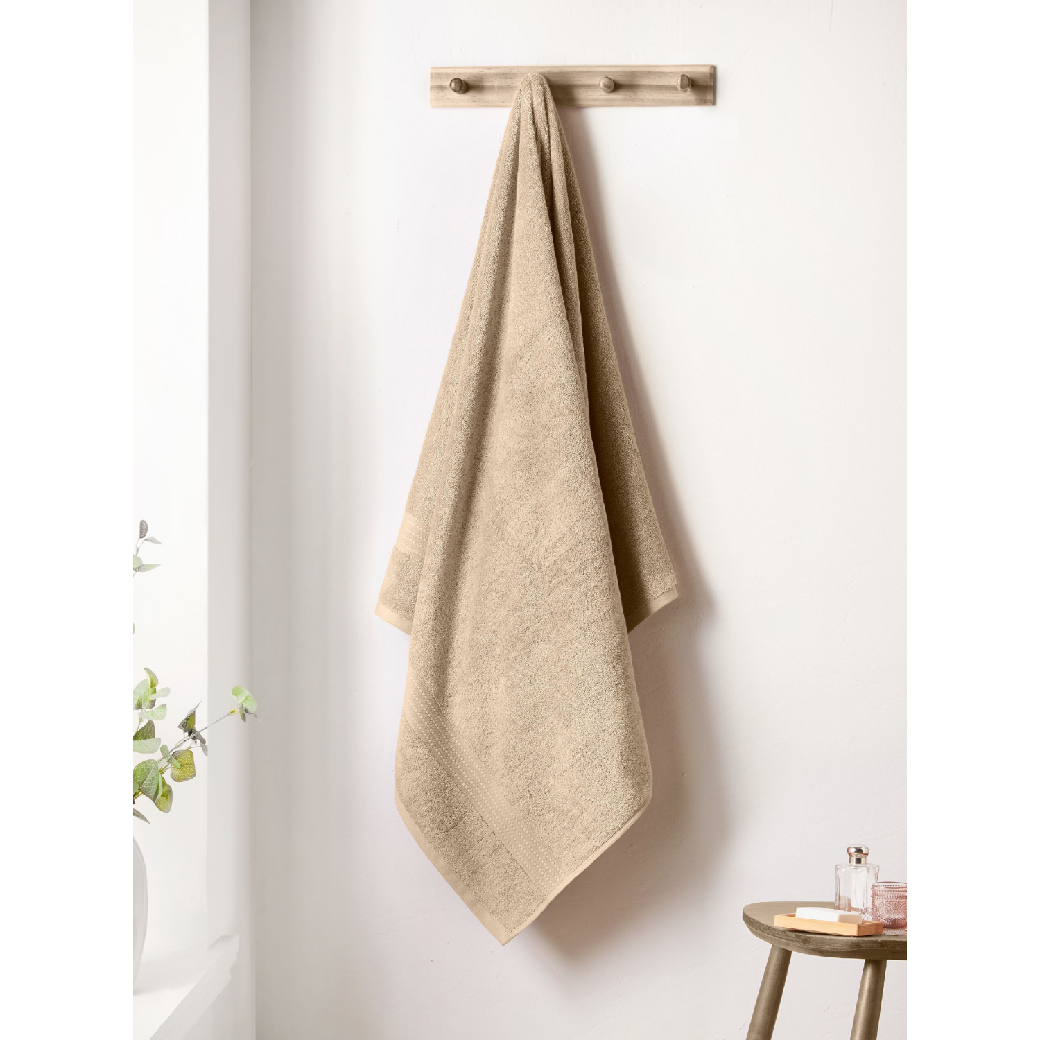 George Natural Bianca Supima Cotton Towel Range