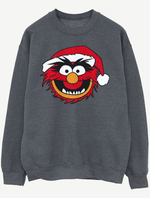 NW2 Muppets Christmas Animal Adult Unisex Sweatshirt | Collections | George  at ASDA