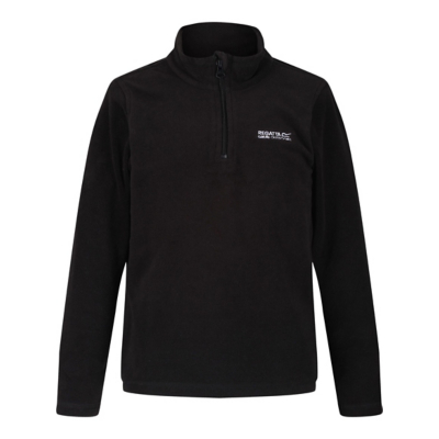 George Regatta Kids Hot Shot II Half Zip Fleece Top - Black