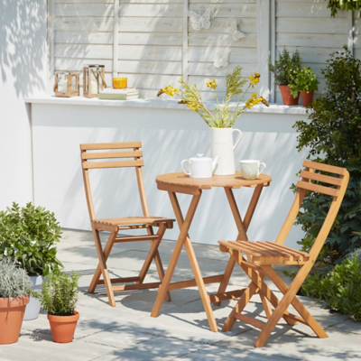 Sedona 3 piece Bistro Set Outdoor & Garden at ASDA