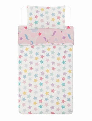 unicorn cot bed duvet set