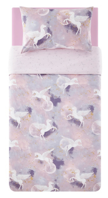 single unicorn bedding