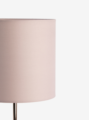 rose gold and pink lamp