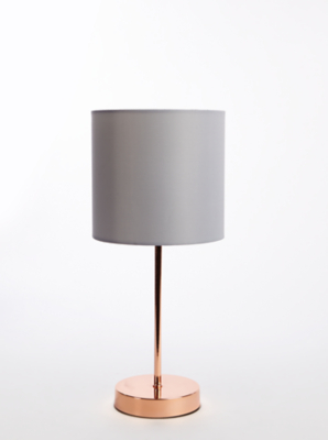 grey table lamp