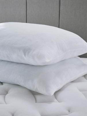 Summer Cool Medium Support Pillows 2 Pack Home at ASDA