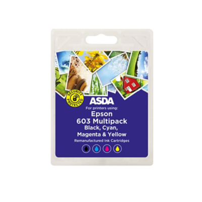 George ASDA Remanufactured Epson 603 Multipack Ink Cartridges