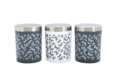 asda george tea coffee sugar canisters