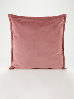 Extra Large Rose Velvet Cushion Home George