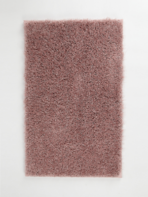 pink bath mat