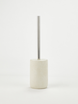 sandstone toilet brush holder