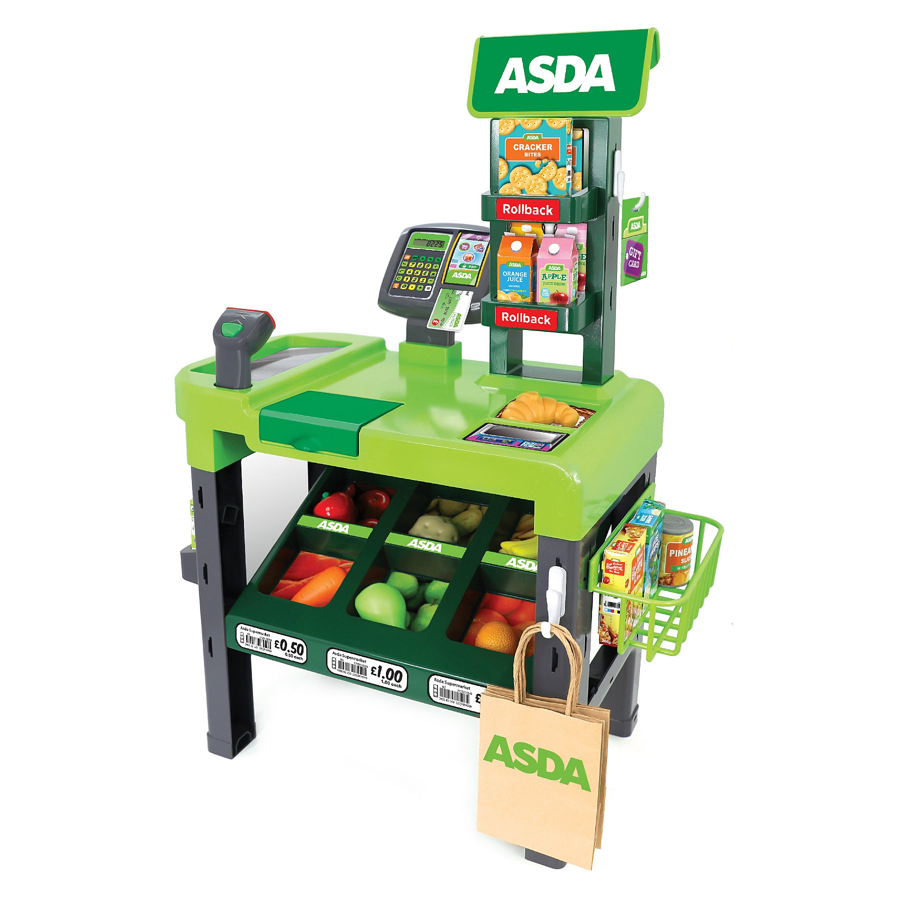 ASDA Toy Checkout Kids Roleplay Cash Register Pretend Play Supermarket Fun Gift 