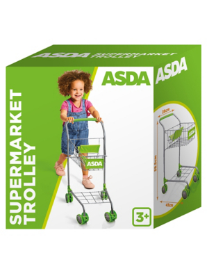 asda kids shopping trolley