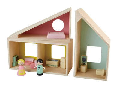 asda dolls house wooden