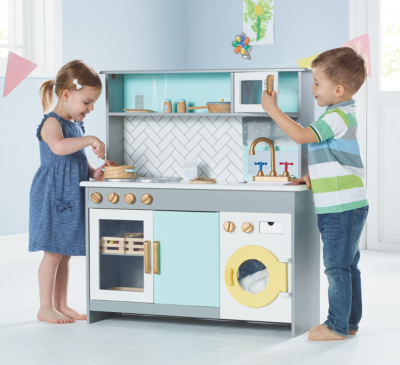 wooden play kitchen asda