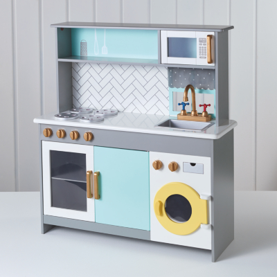 asda deluxe wooden kitchen